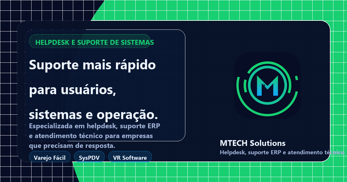 MTECH Solutions | Suporte de TI para empresas